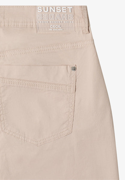 Papertouch Barrel Leg Trousers, Beige