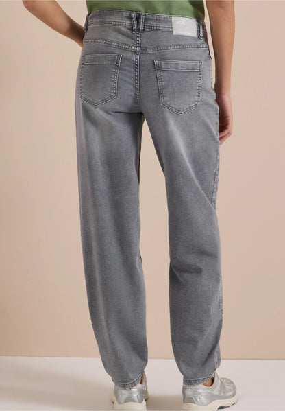 High Waist Barrel Leg Jeans