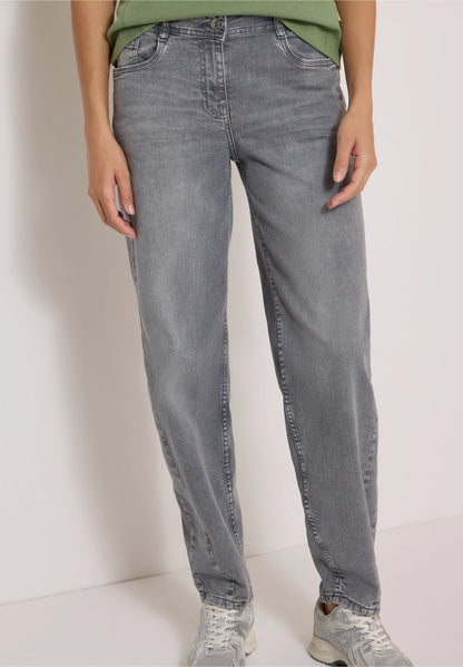 High Waist Barrel Leg Jeans