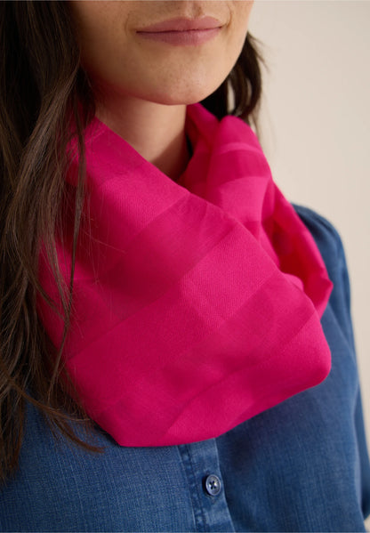 Lightweight Striped Loop Scarf