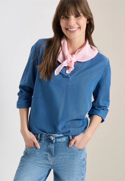 Printed Bandana with Logo Detail, Pink