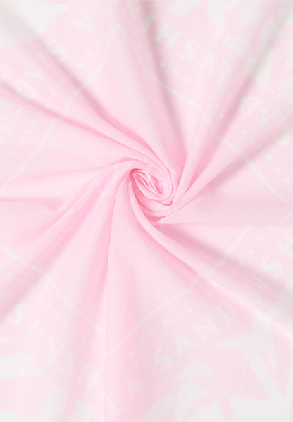 Printed Bandana with Logo Detail, Pink