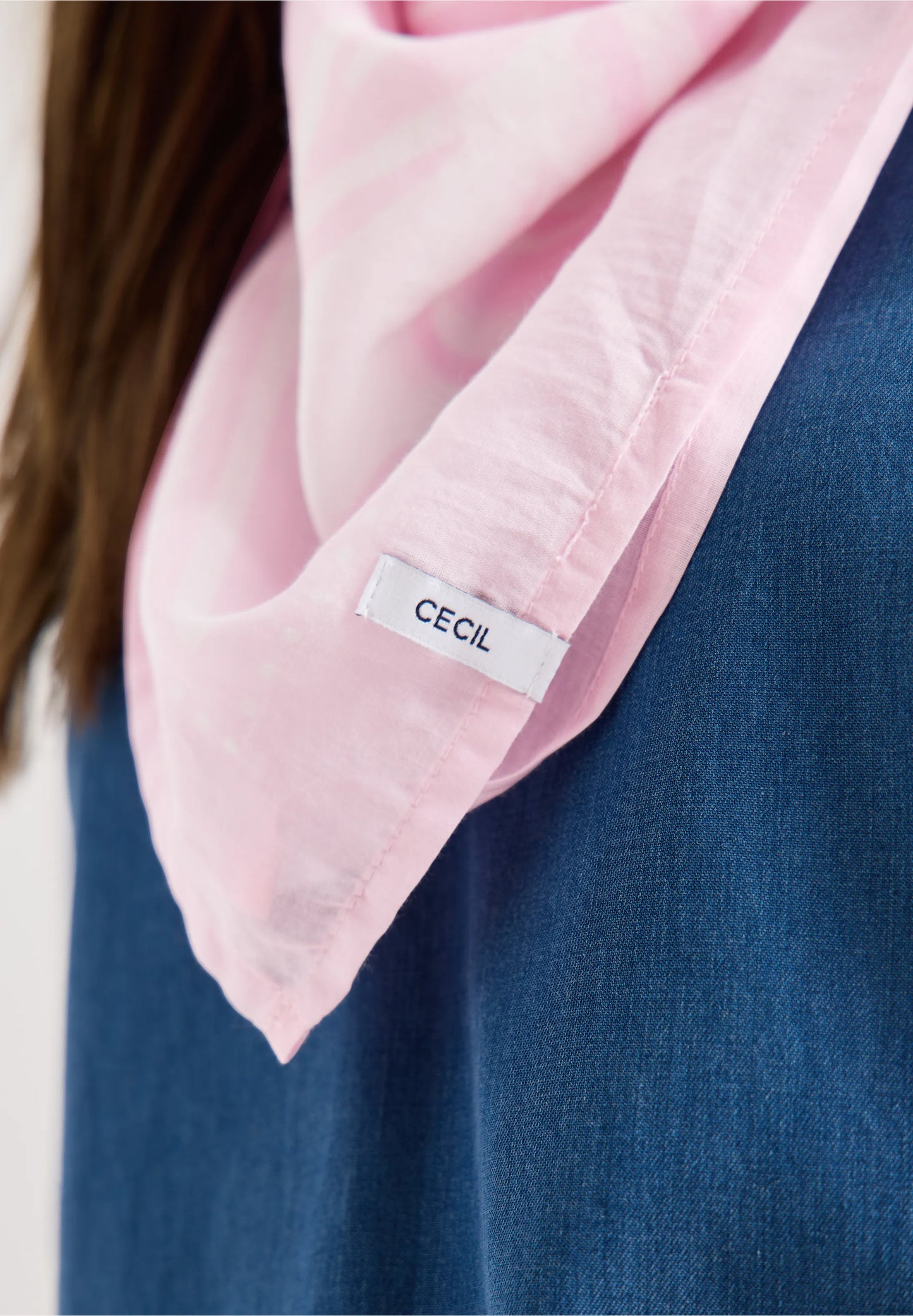 Printed Bandana with Logo Detail, Pink