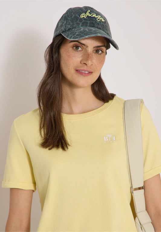 Leopard Print Cotton Baseball Cap