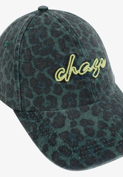 Leopard Print Cotton Baseball Cap