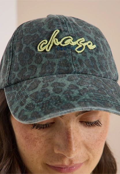 Leopard Print Cotton Baseball Cap