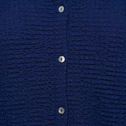 Textured Button Front Shirt