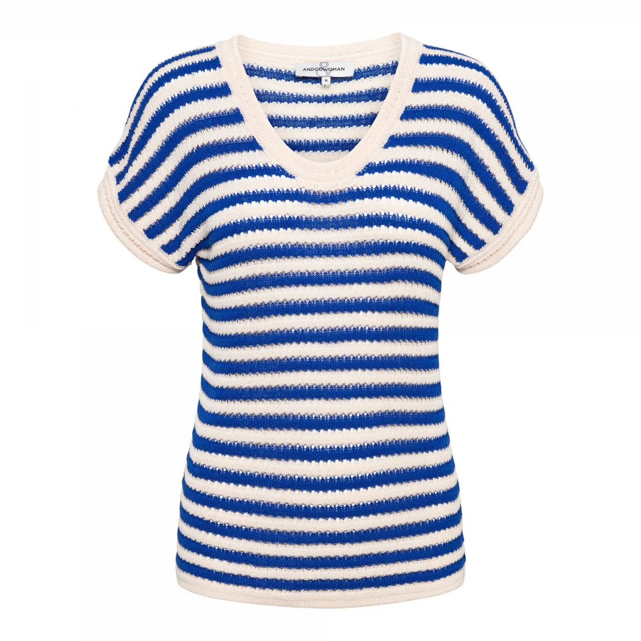 Bonita Striped Top, Blue