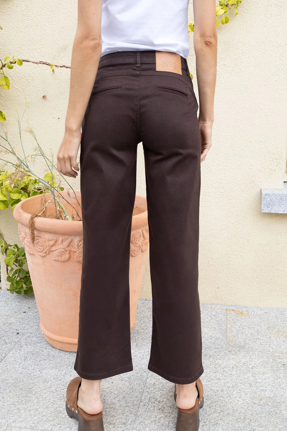 Stud Detail Straight Leg Jeans