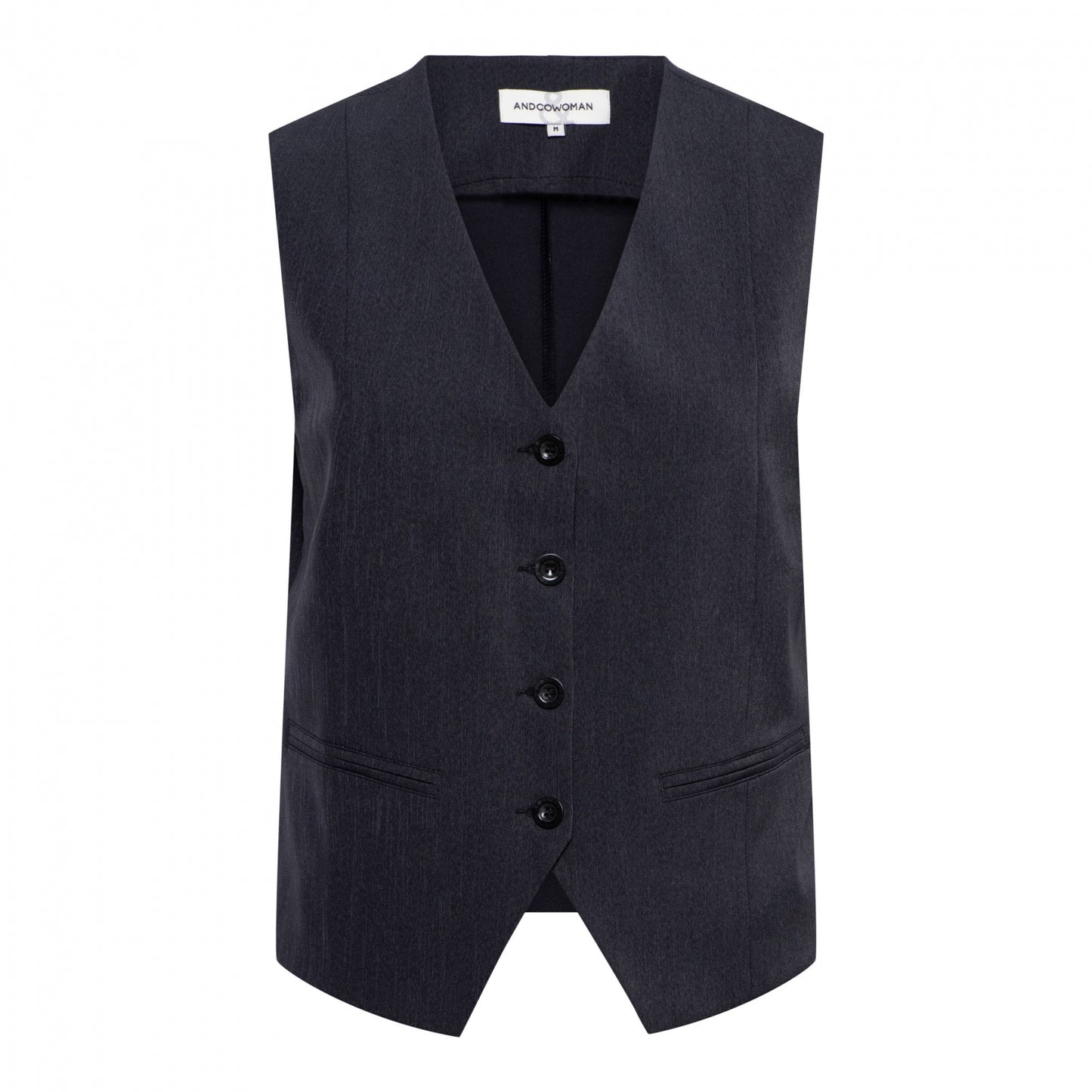 Classic Black Tailored Vest