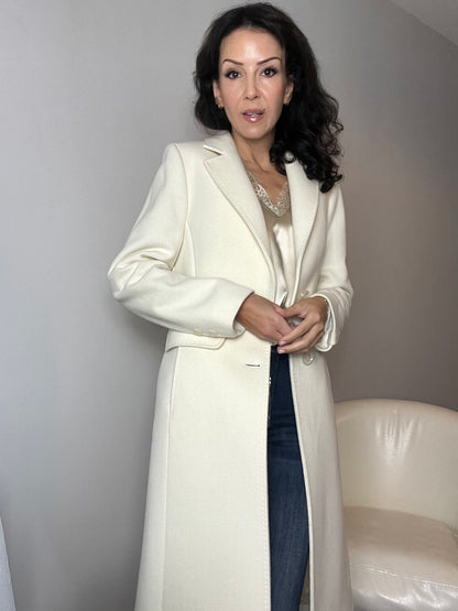 Christina Felix Tailored  Coat, Cream