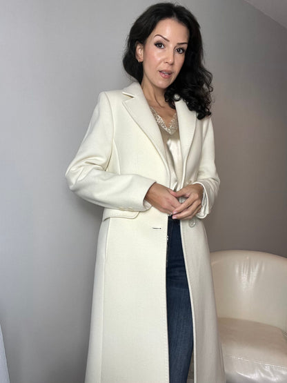 Christina Felix Tailored  Coat, Cream