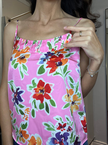 Top with Floral Pattern