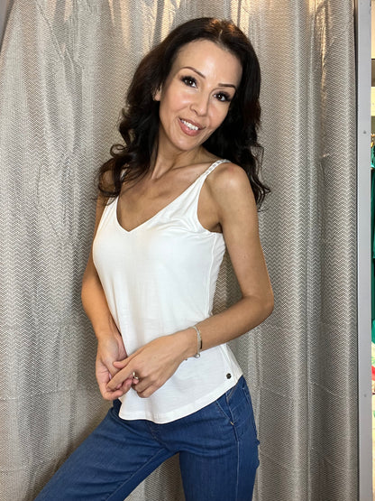 Bamboo Straps Top with Hardware