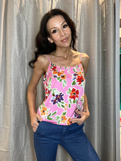 Top with Floral Pattern