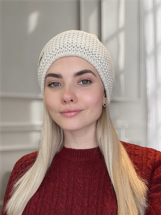 The Head Huggers Hat, Cream