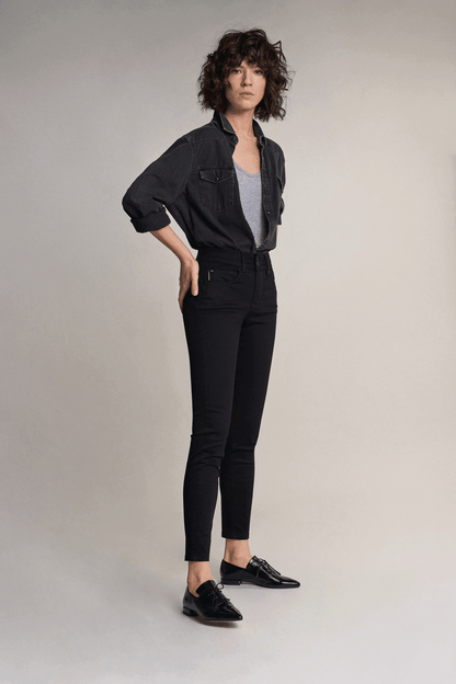 Salsa Push-In Secret Skinny Jeans in Black