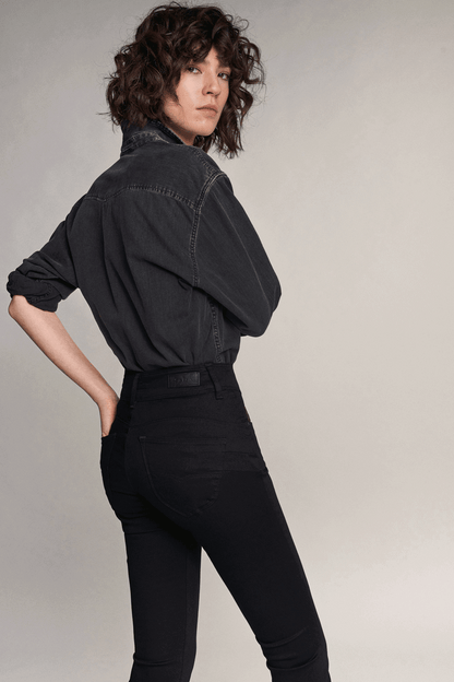 Salsa Push-In Secret Skinny Jeans in Black