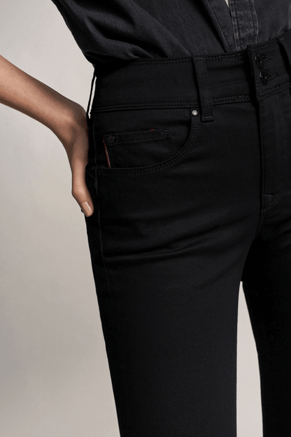 Salsa Push-In Secret Skinny Jeans in Black