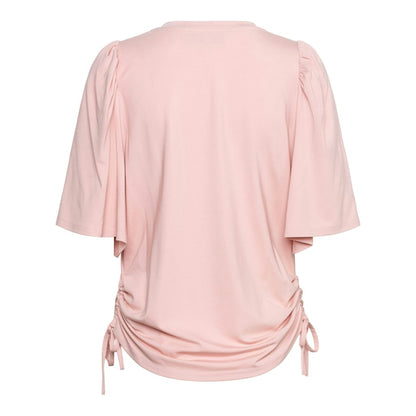 Soft Jersey Top with Drawstring Sides