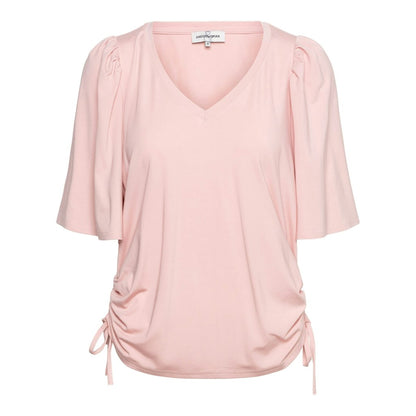 Soft Jersey Top with Drawstring Sides