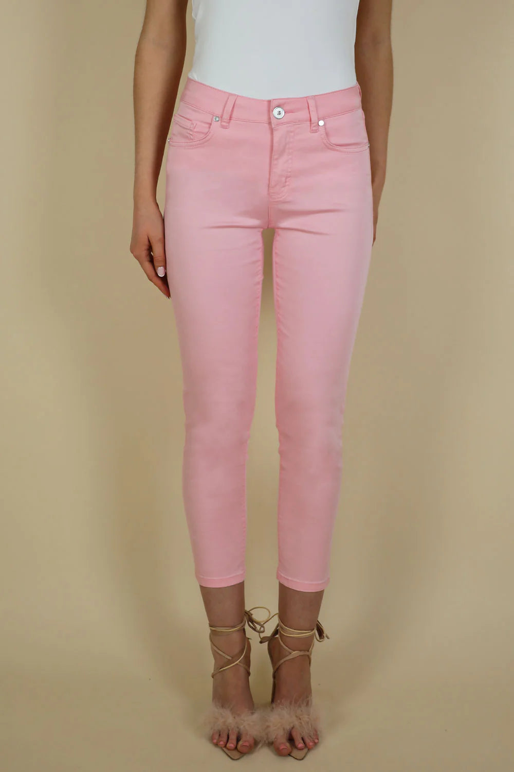 Unity 3/4 Tencel Trouser - 25" Leg, Pink