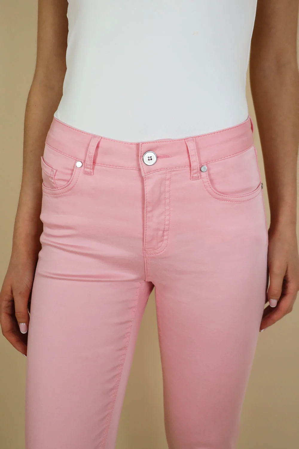 Unity 3/4 Tencel Trouser - 25" Leg, Pink