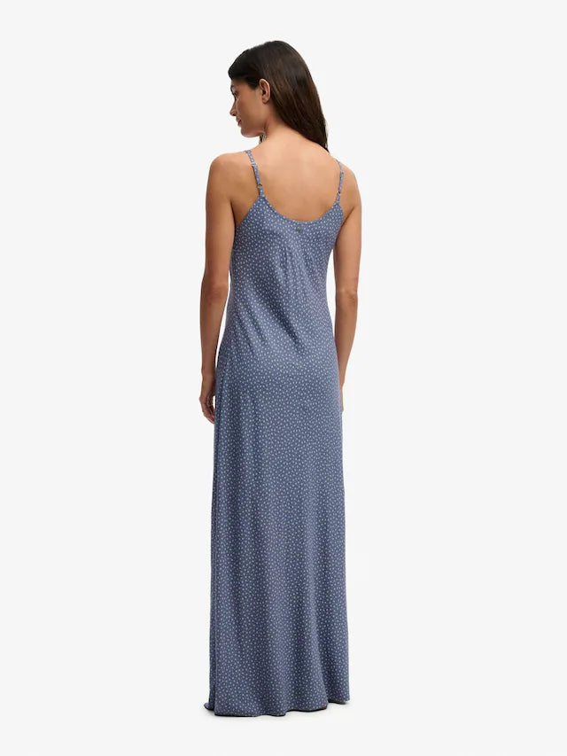 Superdry Printed Maxi Dress, Blue