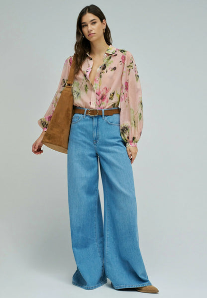 Salsa Jeans Floral Cotton Blouse