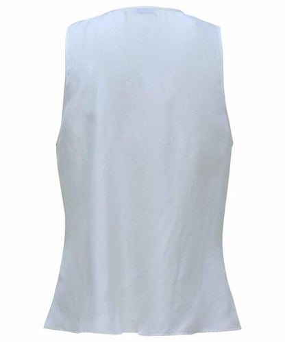 Sleeveless Drape Top with Metal Ring Detail