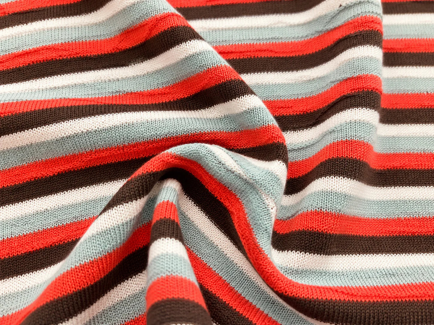 Multicolour Striped Cotton T-Shirt