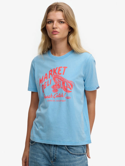 Superdry Graphic Print T-Shirt, Blue