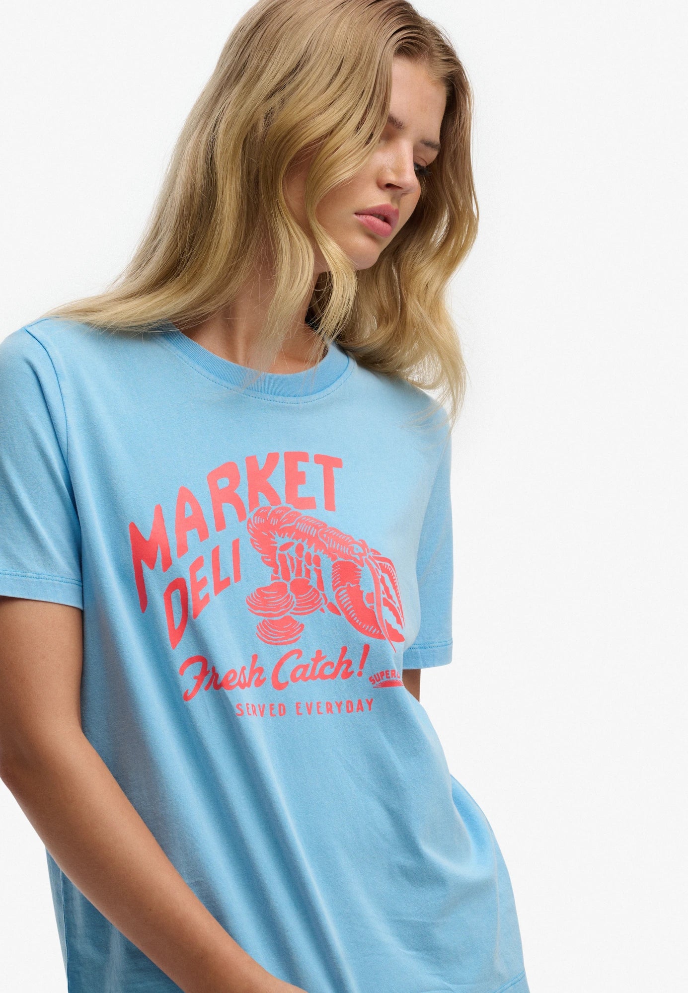 Superdry Graphic Print T-Shirt, Blue