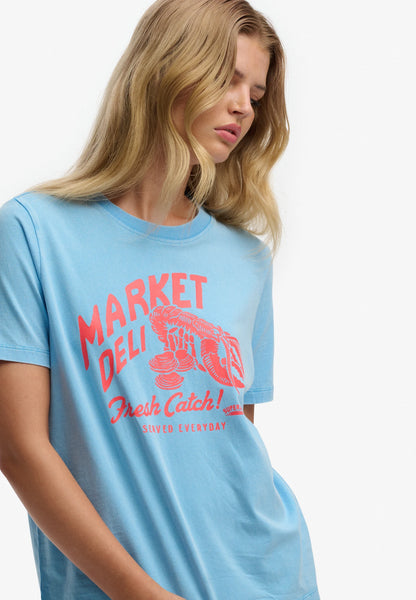Superdry Graphic Print T-Shirt, Blue