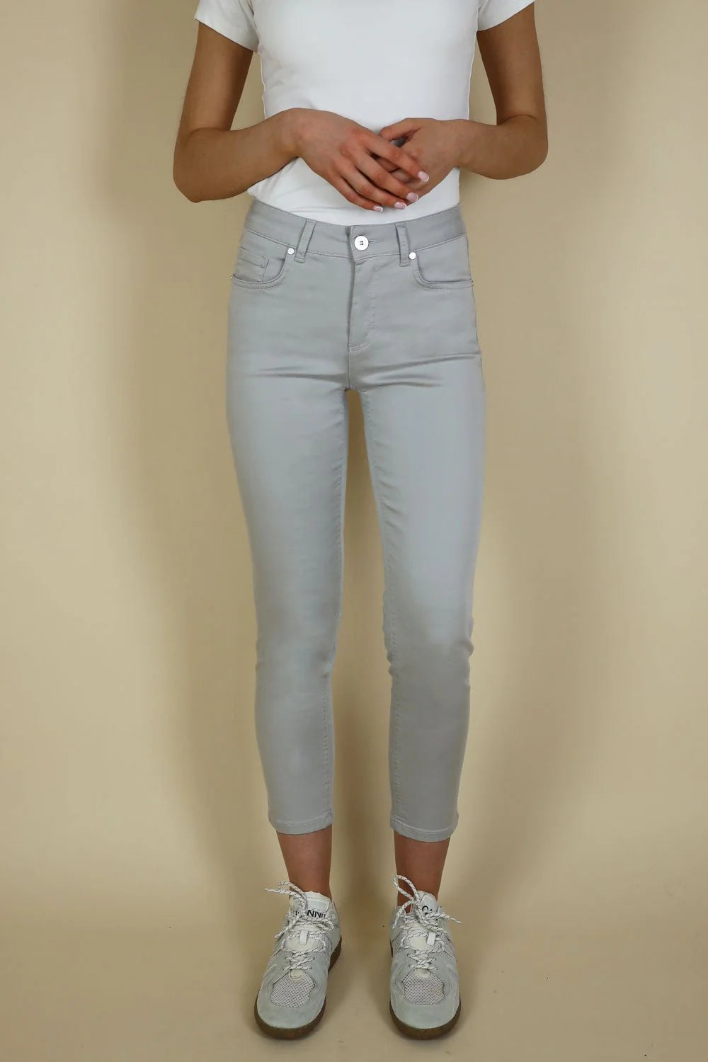 Unity 3/4 Tencel Trouser - 25" Leg, Grey