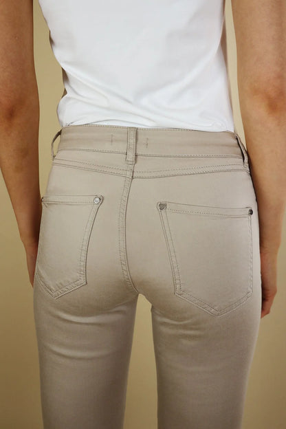 Unity 3/4 Tencel Trouser - 25" Leg, Taupe