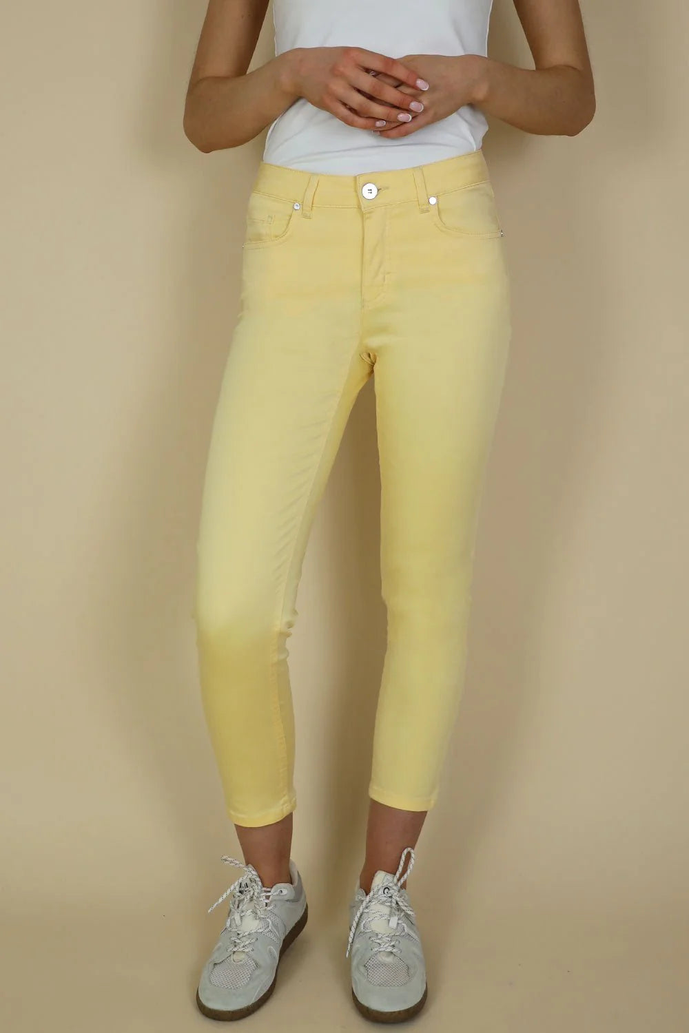 Unity 3/4 Tencel Trouser - 25" Leg, Yellow