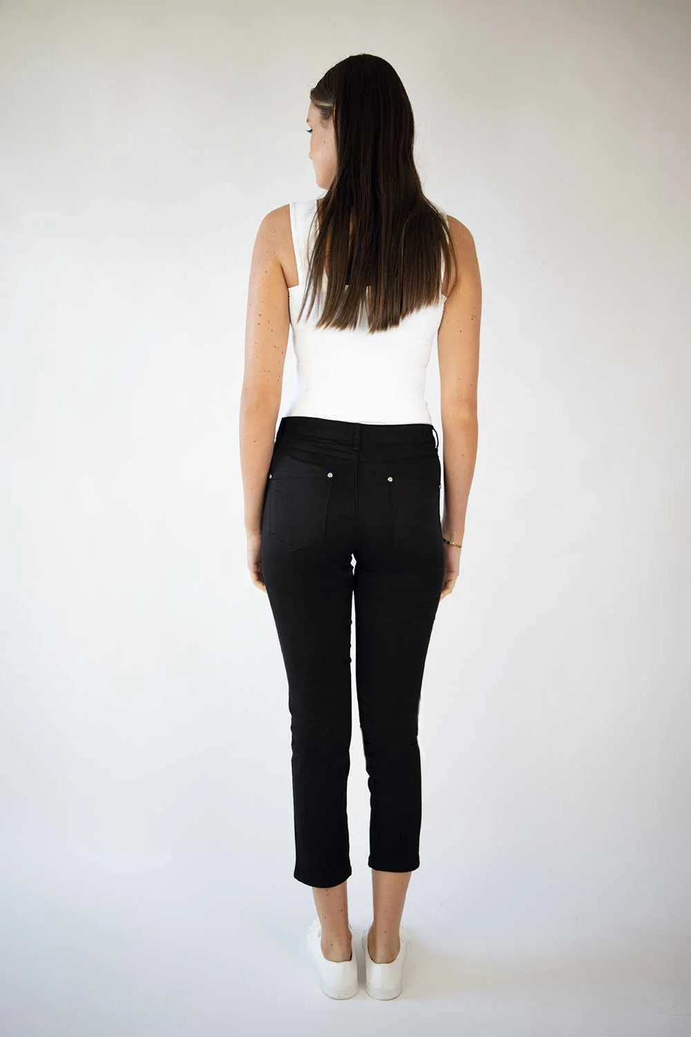 Unity 3/4 Tencel Trouser - 25" Leg, Black