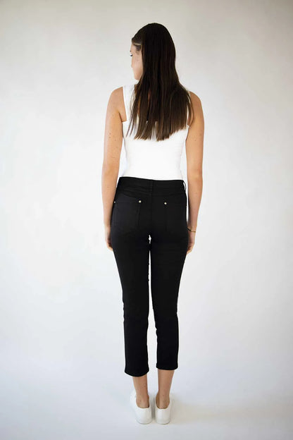 Unity 3/4 Tencel Trouser - 25" Leg, Black