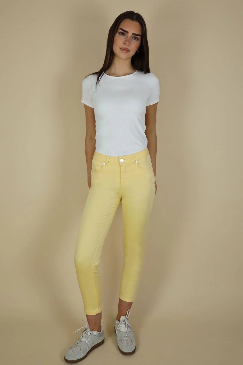 Unity 3/4 Tencel Trouser - 25" Leg, Yellow