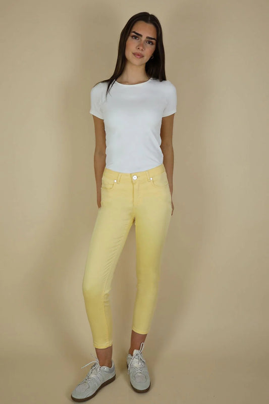 Unity 3/4 Tencel Trouser - 25" Leg, Yellow