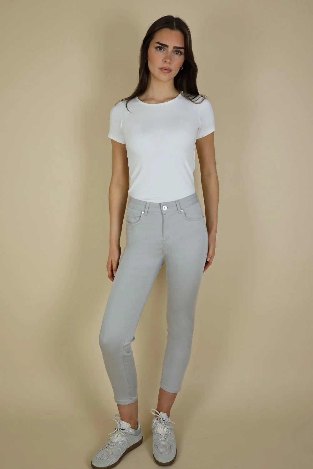 Unity 3/4 Tencel Trouser - 25" Leg, Grey