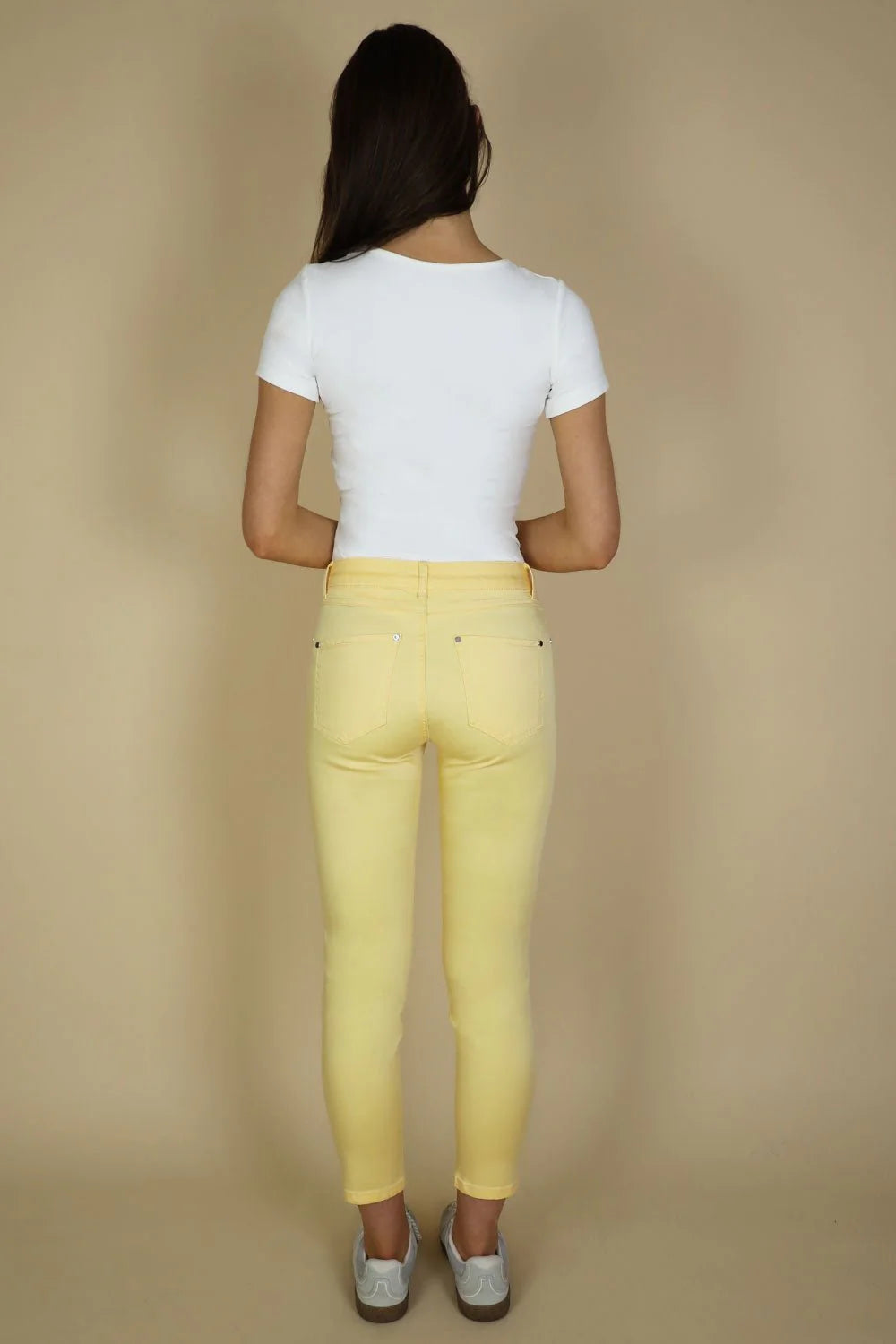 Unity 3/4 Tencel Trouser - 25" Leg, Yellow
