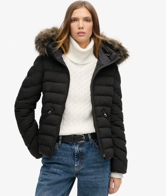 Fuji Faux Fur Hood Padded Jacket