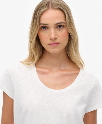 Studios Scoop Neck T-Shirt, Optic White