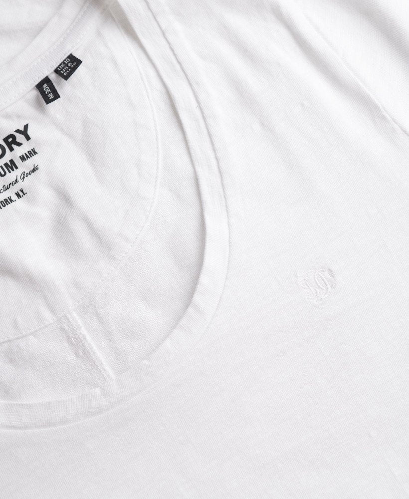 Studios Scoop Neck T-Shirt, Optic White