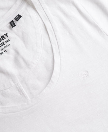 Studios Scoop Neck T-Shirt, Optic White