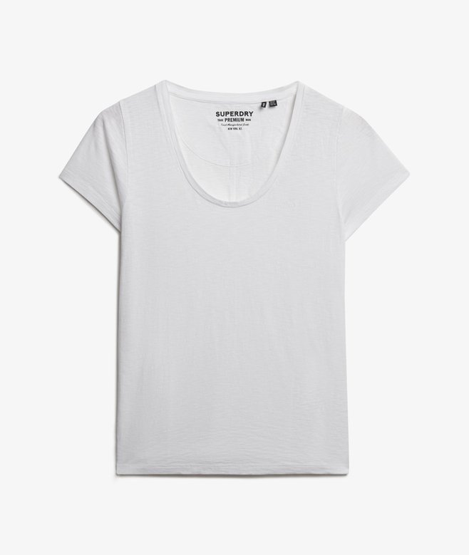 Studios Scoop Neck T-Shirt, Optic White