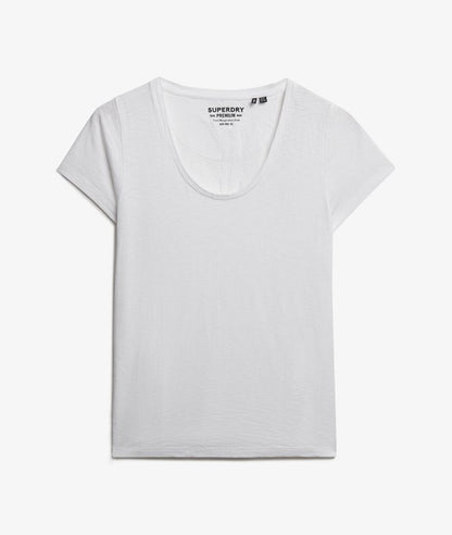 Studios Scoop Neck T-Shirt, Optic White