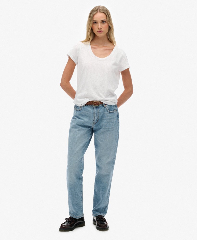 Studios Scoop Neck T-Shirt, Optic White